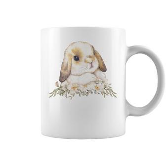 Adorable Rabbit Face Cute Bunny Holland Lop Lover Coffee Mug - Thegiftio UK