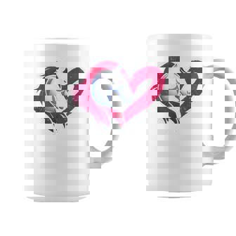 Amoureux Des Animaux Coeur Équitation Monter À Cheval Tasse - Cadeauxyz
