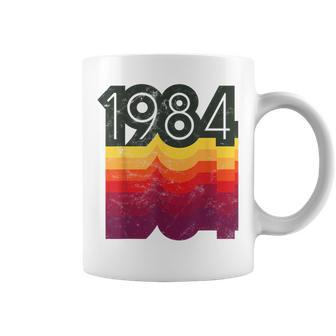 Años 80 Estilo Retro Cumpleañosintage 1984 Taza de café - Regaloses