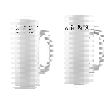 Ashtanga Yoga Instructors Classic Contemporary Font Coffee Mug | Mazezy