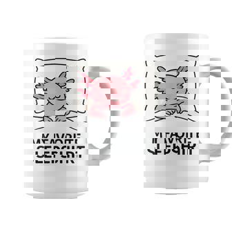 Axolotl Favorite Sleep Sleeping Pajamas Boys Girls Coffee Mug - Seseable