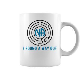 Back Print I Found A Way Out Maze Na Narcotics Anonymous Coffee Mug - Thegiftio UK