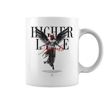 Back Print Y2k Aesthetic Streetwear Fashion Angel Coffee Mug - Thegiftio UK