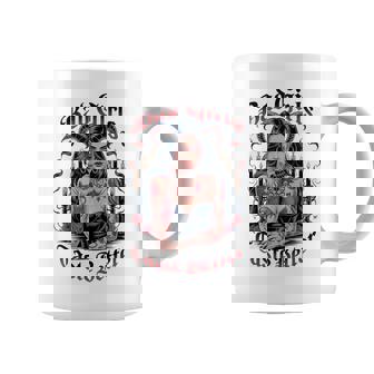 Bad Girls Taste Better Tattoo Lover Vintage Halloween Coffee Mug | Seseable FR