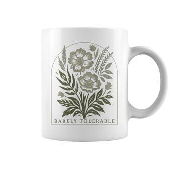Barely Tolerable Pride And Prejudice Jane Austen Coffee Mug - Thegiftio UK