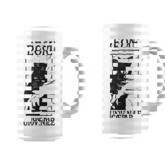 Become Ungovernable Cat Meme Rebel Coffee Mug | Seseable FR