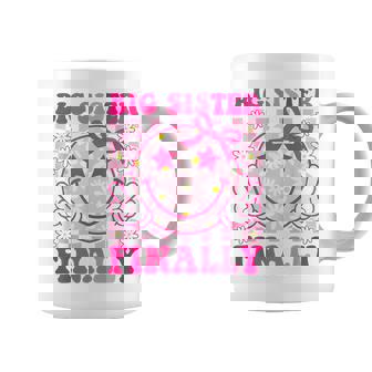 Big Sister Finally Retro Groovy Big Sister Girls Toddlers Coffee Mug - Thegiftio