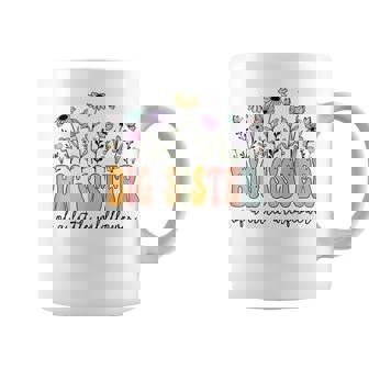 Big Sister Of The Little Wildflower Birthday Girl Party Coffee Mug | Seseable UK