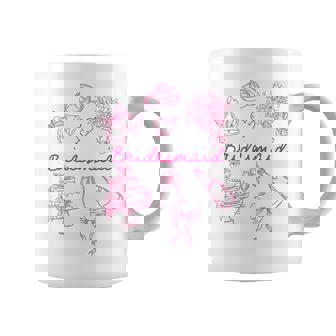 Bridesmaid Bride Squad Bow Wedding Bridal Party Bachelorette Coffee Mug - Thegiftio