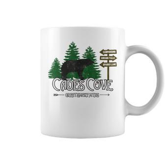 Cades Cove Black Bear Road Sign Coffee Mug - Thegiftio UK