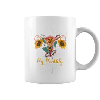 Here To Cancel My Monthly Subscription Hysterectomy Coffee Mug - Thegiftio UK