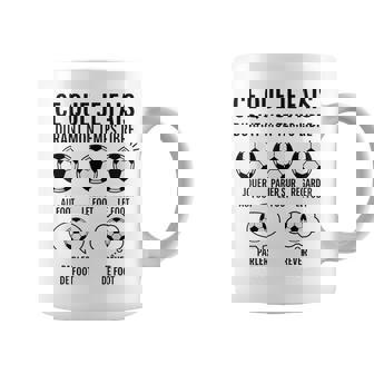 Ce Que Je Fais Temps Libre Humour Foot Français Tasse - Cadeauxyz