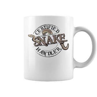 Certified Snake Handler Snake Whisperer Snake Lover Coffee Mug - Thegiftio UK