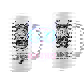 Chat Masque Deki Panoramique Montagne Alpe D'huez Tasse - Cadeauxyz