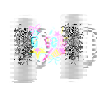 Cheer Season Football Bow Game Day Cheer Mom Cheerleading Coffee Mug - Monsterry