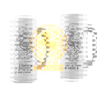 Chinese New Year 2026 Year Of The Horse Lunar Golden Horse Coffee Mug - Monsterry