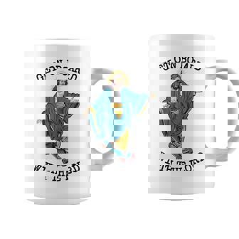 Christ Skateboarding Get On Board With The Lord Jesus Skate Coffee Mug - Monsterry