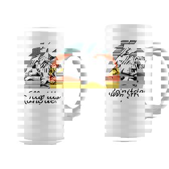 Chubby Bulldog Rolling Fatties Vintage Coffee Mug | Seseable FR