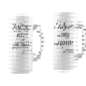 Classy Lady Saying Pearls Are Always Appropriate Coffee Mug | Seseable FR