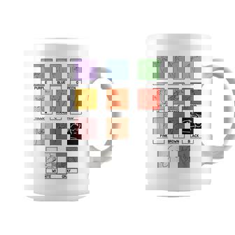 Colors Asl Sign Language Deaf Sign Language Simple Asl Coffee Mug | Mazezy