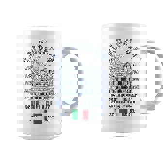 Colosseum Rome Italy Souvenir Flavian Amphitheatre Italian Coffee Mug - Monsterry