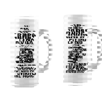 Cool Grandpas Drive Tractors Farming Farmer Father's Day Men Coffee Mug | Mazezy