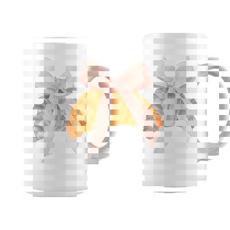 Coquette Pink Bow Croissant Cute Baking Baker Pastry Girl Coffee Mug | Mazezy