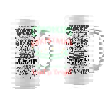 Coworkers Are Like Christmas Lights Office Xmas Party Coffee Mug - Thegiftio