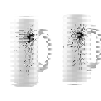 CPU Chip Circuit Pcb Tech Lovers Computer Science Coffee Mug | Mazezy