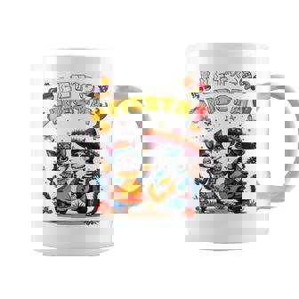 Crâne Drôle De Chat Et Chien Enucre Lets Fiesta Día Los De Muertos Tasse - Cadeauxyz