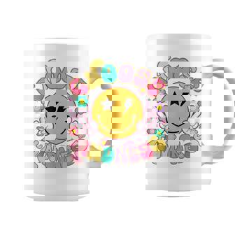 Cute Choose Kindness Groovy Smile Face Inspirational Be Kind Coffee Mug | Mazezy