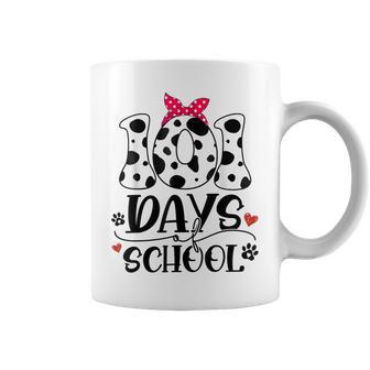 Cute Dog Happy 101 Days School 100 Days Student Teacher Coffee Mug | Seseable UK