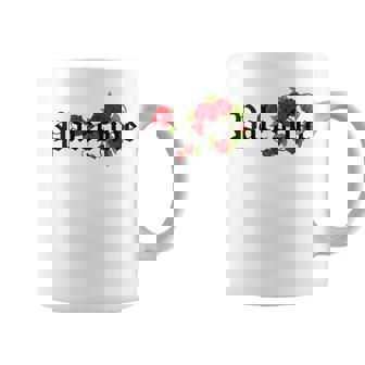 Cute Floral Palestine Free Palestine Free Gaza Flag Arabic Cuello Taza de café - Regaloses