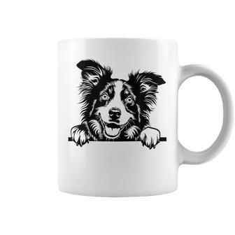Cute Retro Vintage Logo Happy Aussie Dog Lover Coffee Mug - Thegiftio
