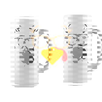 Cute Turkey Face Fall Leopard Glasses Thanksgiving Lover Coffee Mug - Monsterry