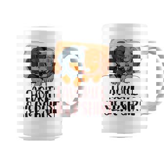 Dachshund Doxie Dog Nightgown Favorite Sleep Sleep Coffee Mug - Monsterry