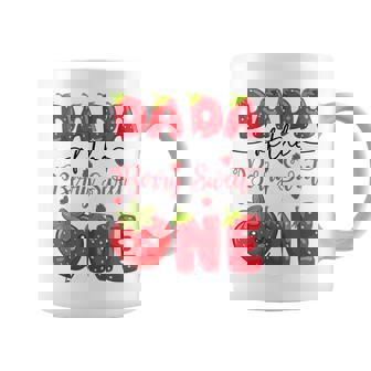 Dada Of The Berry Sweet One Strawberry First Birthday Coffee Mug | Mazezy