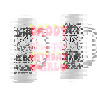 Daddy Of The Berry First Birthday Girl Strawberry Lover Coffee Mug | Seseable UK