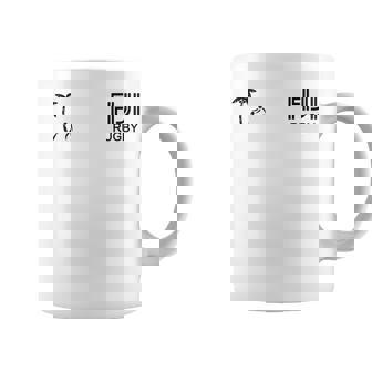 De Rugby Fiji Para Hombre Para Jugadores De Pelota De Rugby In Mangas Taza de café - Regaloses