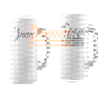 Denver Colorado Retro Vintage Weathered Throwback Coffee Mug | Seseable CA