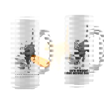 I Deserve An Microwaved Hot Dog Cat Coffee Mug - Monsterry