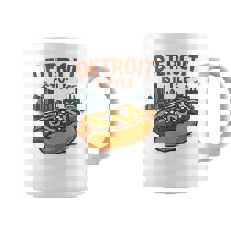 Detroit Style Hot Dog Coney Dog Lover Coffee Mug - Monsterry