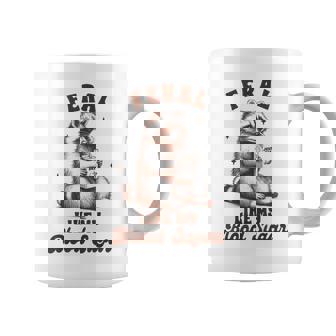 Diabetes Awareness Racoon Feral Like My Blood Sugar Coffee Mug | Mazezy