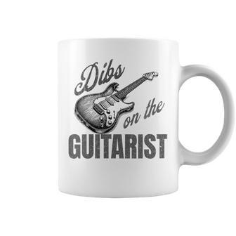 Dibs About The Woman Guitarist Guitarist Coffee Mug - Monsterry