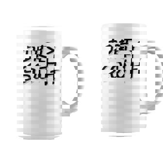 Dirty South Georgia Texas Carolina Art Hand Lettered T Shirt Coffee Mug | Mazezy