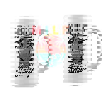 Diseño Retro De Flamencos Milf Man I Love Flamingos Taza de café - Regaloses