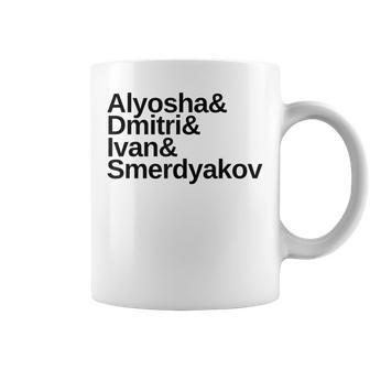 Dostoievsky Los Hermanos Karamazov Literatura Rusa Taza de café - Regaloses