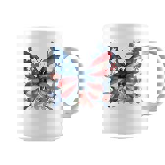 Drapeau Américain Papillon Floral Usa 4 Juillet Filles S Tasse - Cadeauxyz