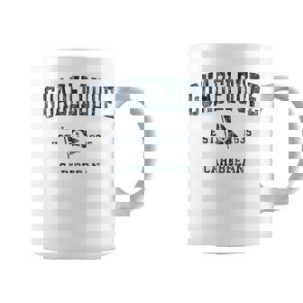 Drapeau Guadeloupeintageport Marine Ancre Bateau Tasse - Cadeauxyz