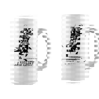 Eat The Oligarchy Bernie Sanders Riding A T-Rex Coffee Mug | Seseable CA